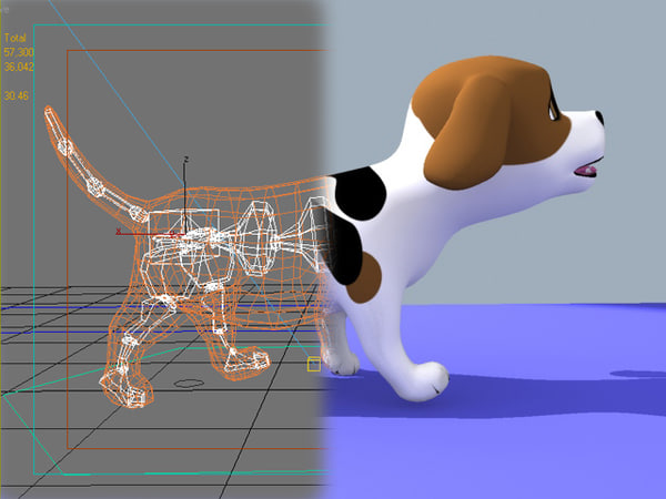 3d cartoon doggy - Rigged Cartoon Doggy 01... by Denys Almaral